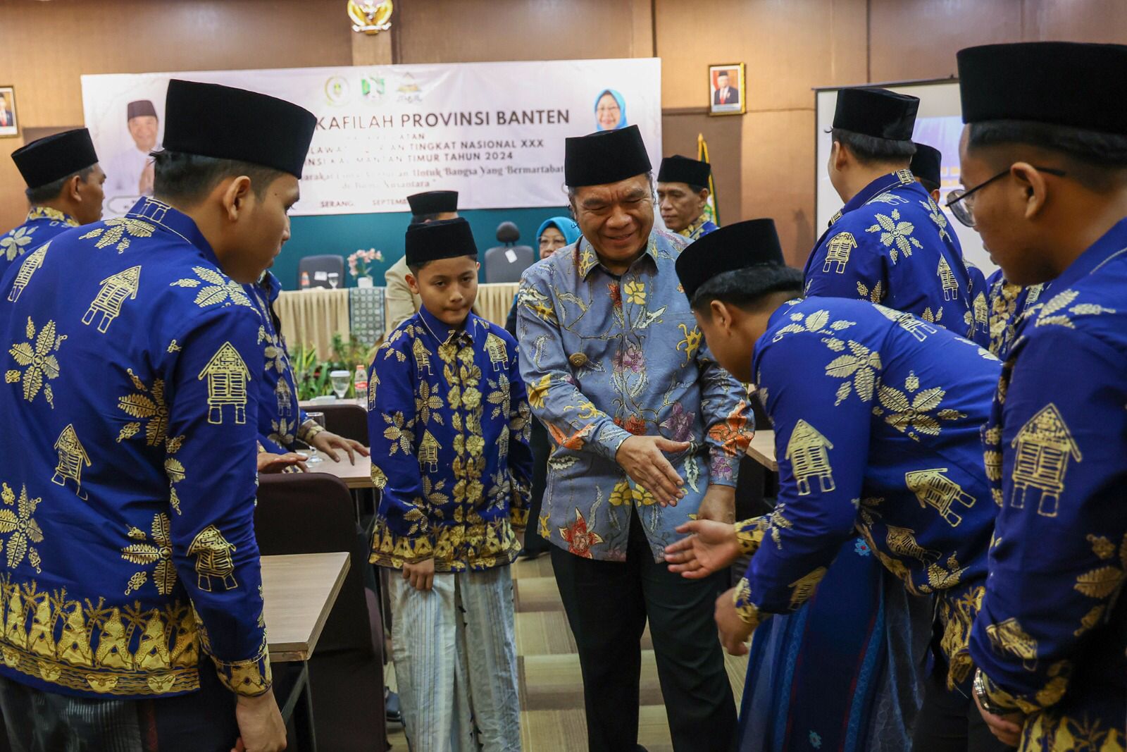 Pj Al Muktabar bersama kafilah Banten.