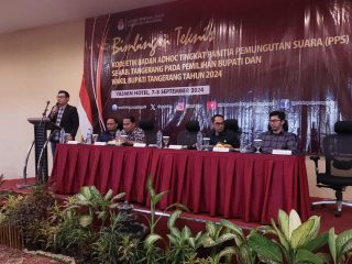 KPU Kabupaten Tangerang Gelar Bimtek PPS, Semua Diminta Menjaga Integritas Pilkada