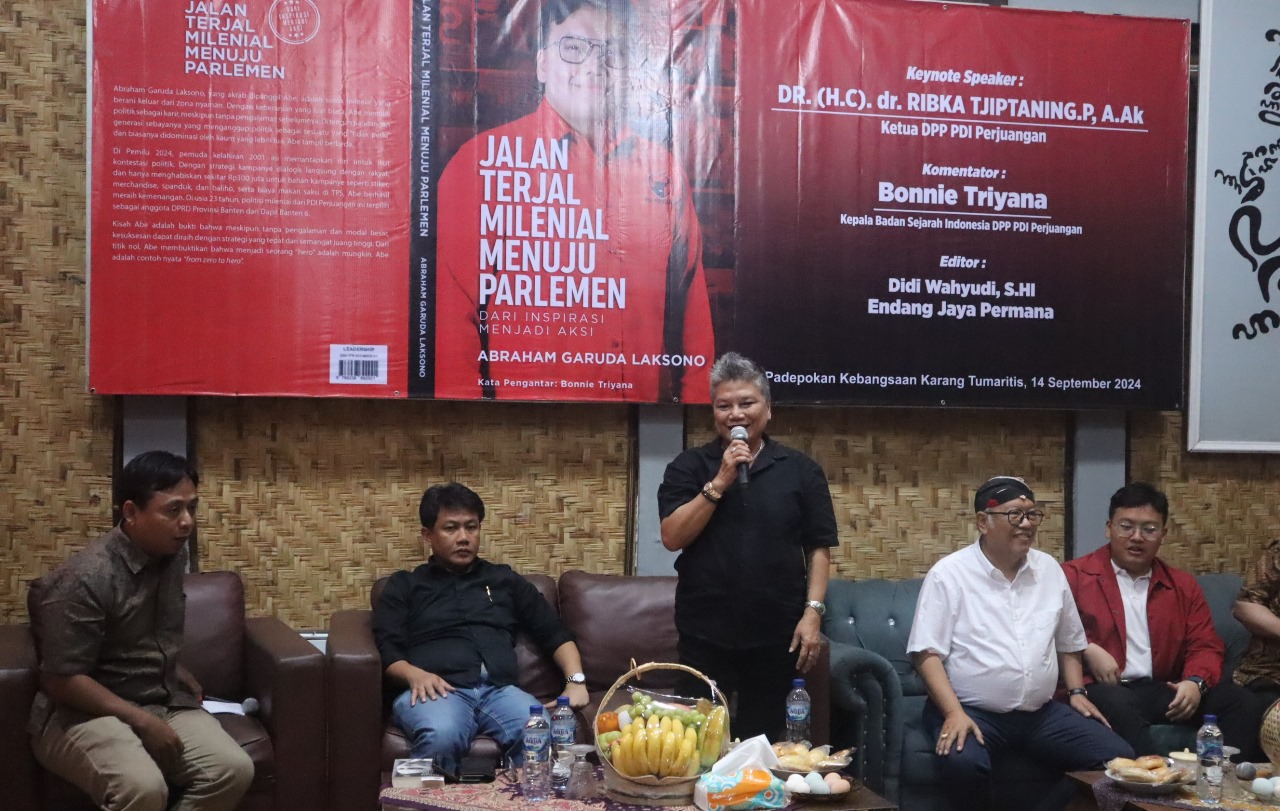 Ribka Tjiptaning, Bonnie Triyana, Ananta Wahana, Abraham Garuda Laksono, dan narasumber lainnya.