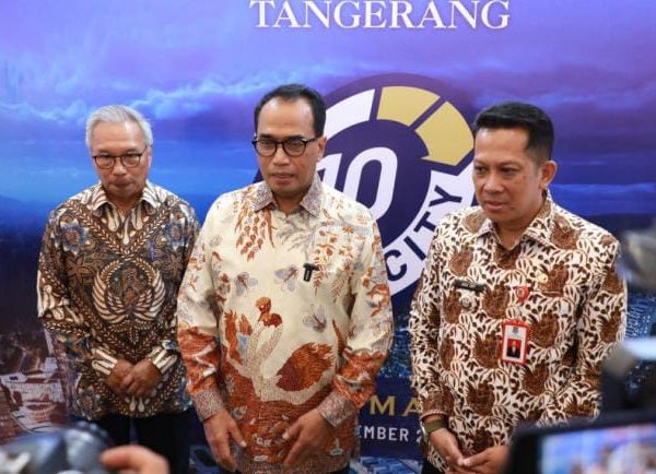 Menhub Budi Karya Bersama Pj Bupati Andi Ony Resmikan 10 Minute City di Cikupa Tangerang