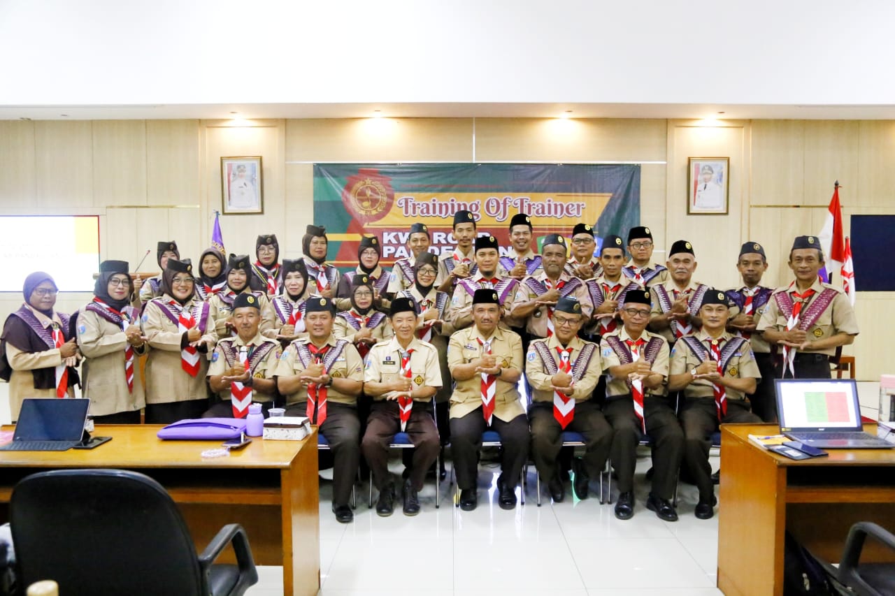 Kegiatan training of trainer Kwartir Cabang Gerakan Pramuka Kabupaten Pandeglang.