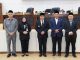 Pj Gubernur Banten Al Muktabar bersama Fahmi Hakim Ketua DPRD Banten dan pimpinan lainnya.