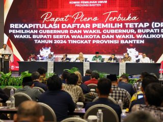 KPU Banten Tetapkan DPT Sebanyak 8.926.662 dan 17.231 TPS di Pilkada 2024