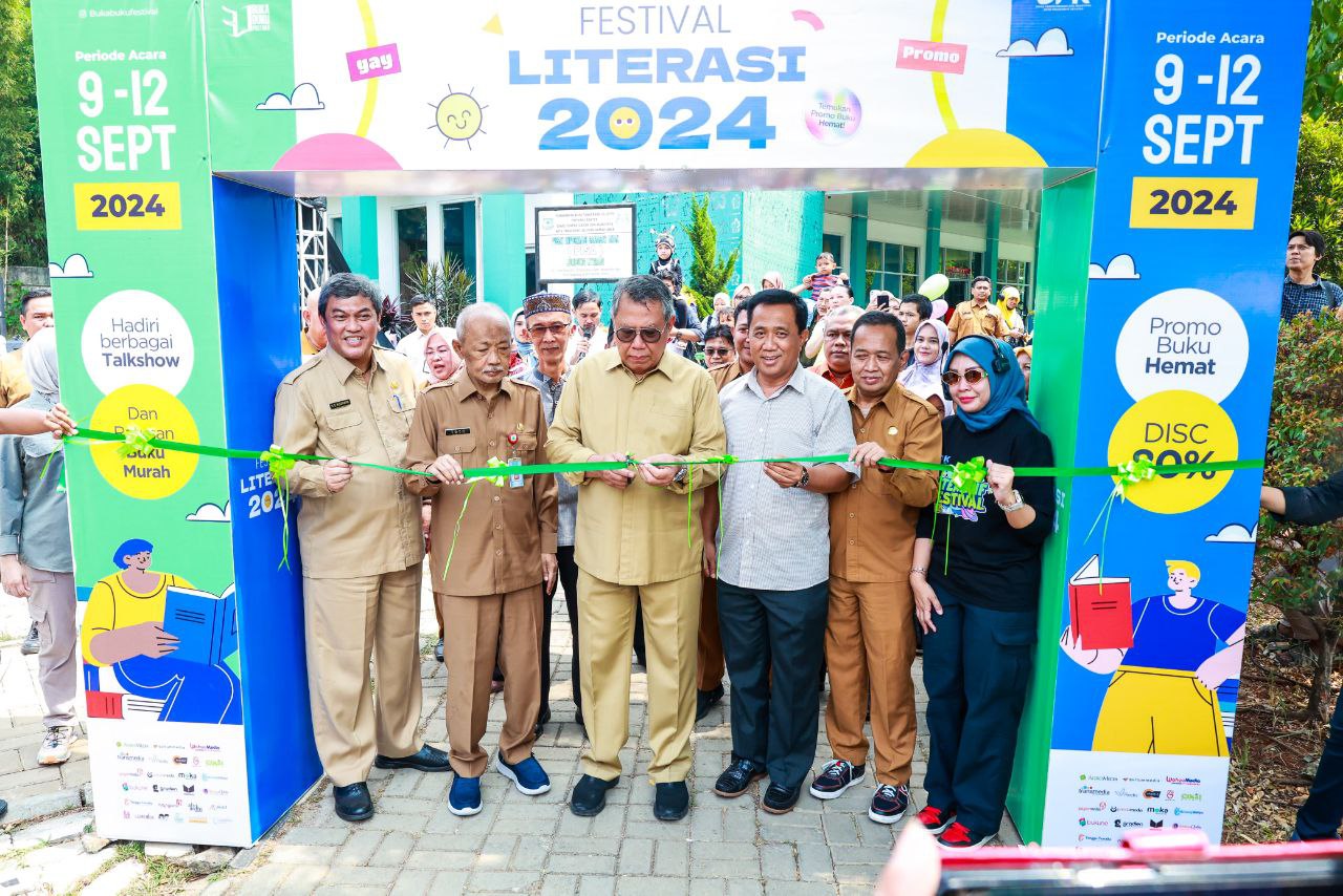 Peresmian festival literasi Tangsel.