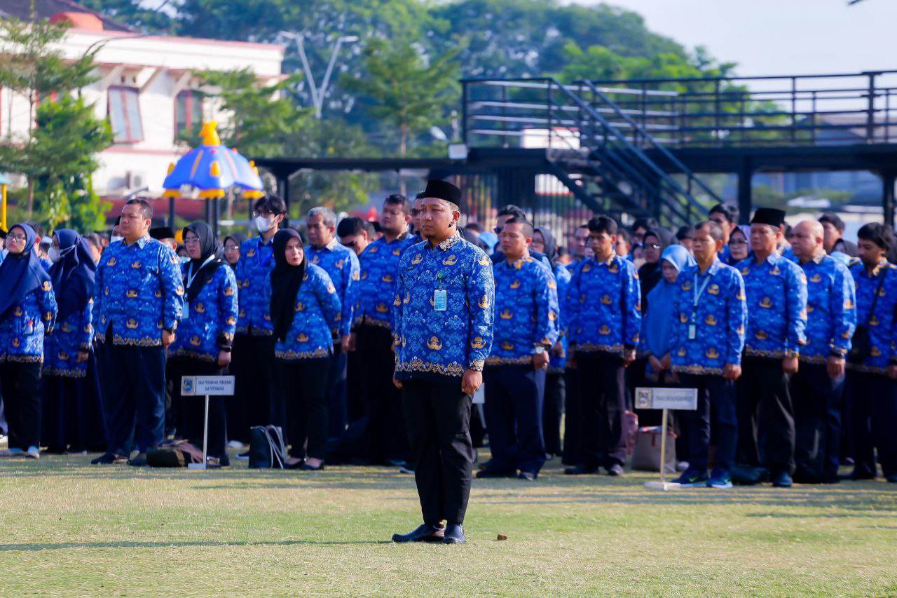 Apel Hari Kesadaran Nasional tingkat Kota Tangsel di Alun-alun Pondok Aren