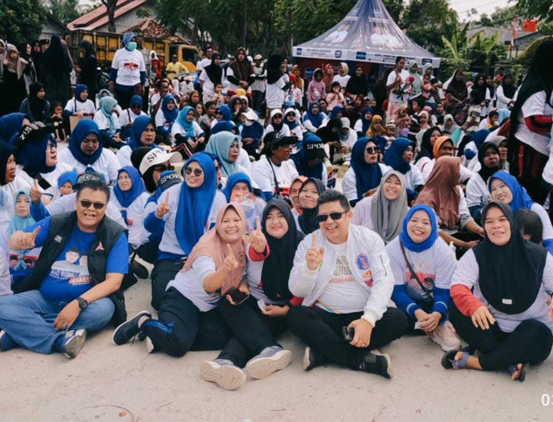 Cawabup Irvansyah saat bersama masyarakat kabupaten Tangerang.