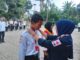 Sekretaris Palang Merah Indonesia (PMI) Kabupaten Pandeglang Ika Rostika saat mendiklat relawan Forpis.