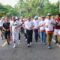 Pj Gubernur Al Muktabar saat ikut lomba lari Banten 10K bersama masyarakat.