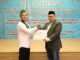 Pj Gubernur Banten A Damenta bersama Ketua Umum HMI MPO Cabang Serang Jamal Fahrul Awaludin.