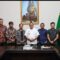 Pj Gubernur A Damenta Bersama perwakilan Pokja Wartawan Harian dan Elektronik Provinsi Banten.