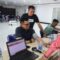 Pegawai Sekretariat DPRD Banten saat mengikuti kegiatan donor darah.