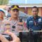 Kapolresta Tangerang, Kombes Pol. Baktiar Joko Mujiono saat di lokasi unjuk rasa di Kronjo.