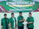 Piki Alpian Ketua PAC GP Ansor Kecamatan Benda saat terpilih aklamasi di Konfercab.