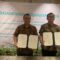 Kepala Kejari Kabupaten Tangerang, Ricky Tommy Hasiholan bersama General Manager PT Angkasa Pura Indonesia, Dwi Ananda Wicaksana.