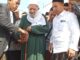 Dewan Rapiudin saat bersama Syekh Abdul Aziz Al Syahawi saat launching peletakan batu pertama Gedung Akbar Initiative.