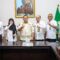 Pj Gubernur Banten bersama pejabat jajaran kanwil Imigrasi dan Pemasyarakatan Banten.