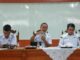 Kepala DPUPR Kabupaten Serang, Yadi Priyadi Rochdian, Kabid Tata Ruang Muhammad Furqon saat membahas RTRW.