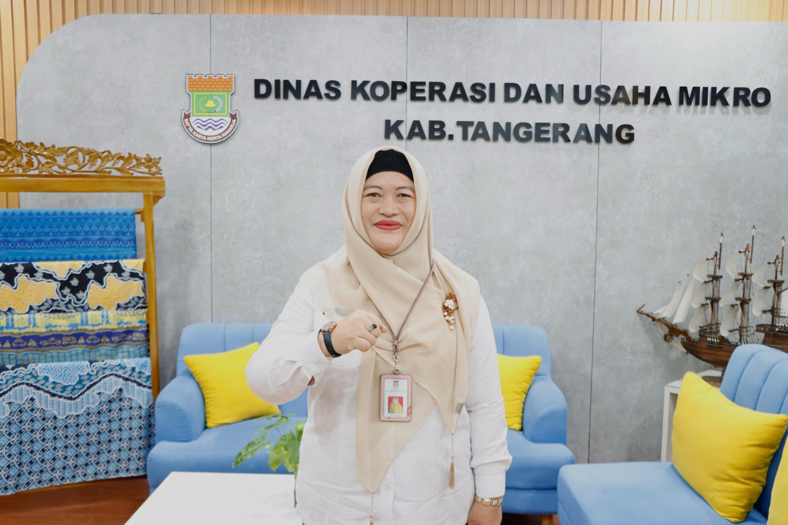 Dinas Koperasi dan Usaha Mikro (Diskum) Kabupaten Tangerang, Anna Ratna Maemunah.