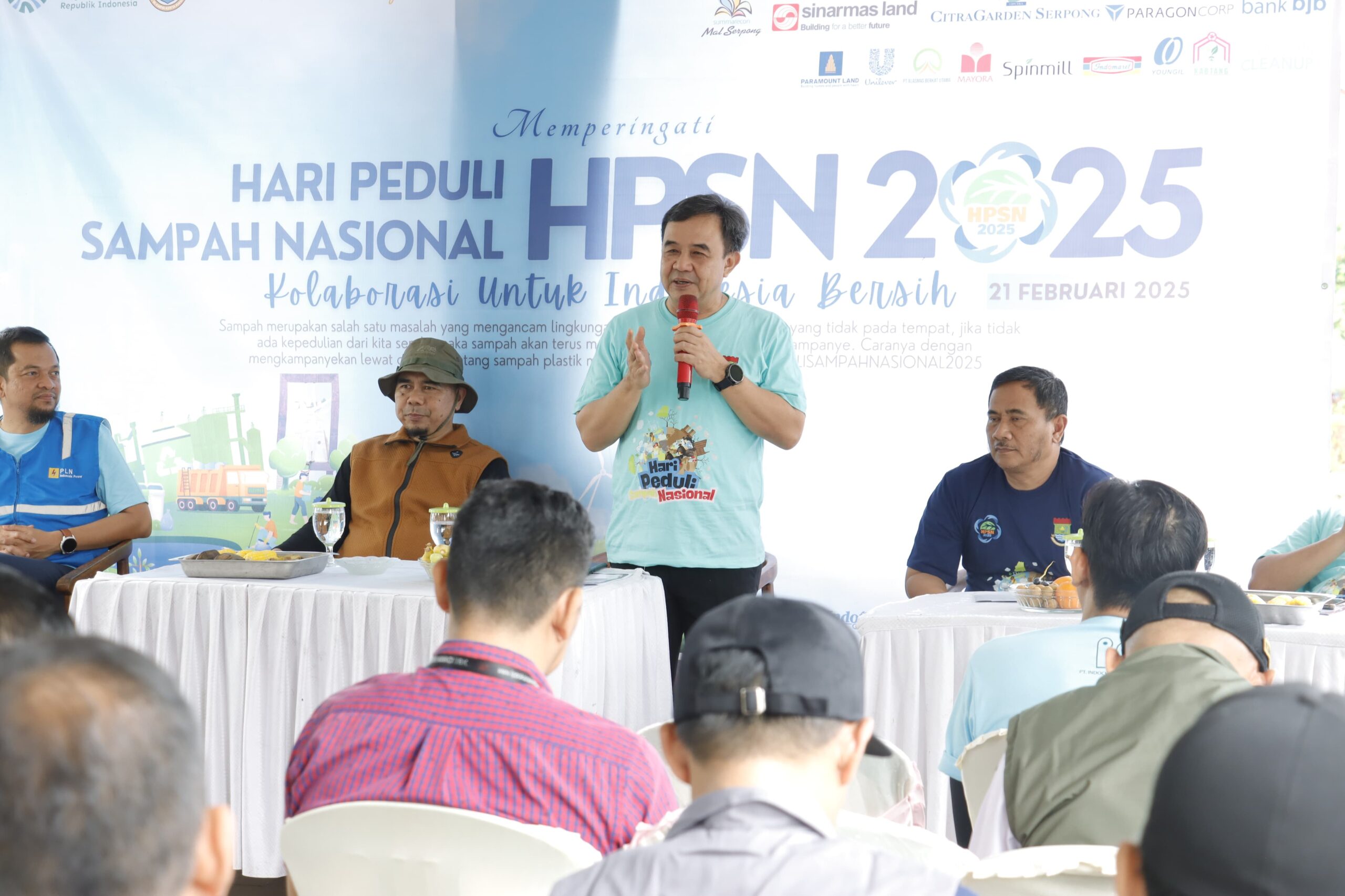 Sekda Soma Atmaja saat menyampaikan sambutannya di Peringatan HPSN 2025.