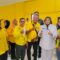 Wabup Intan saat bersama para kader Golkar.
