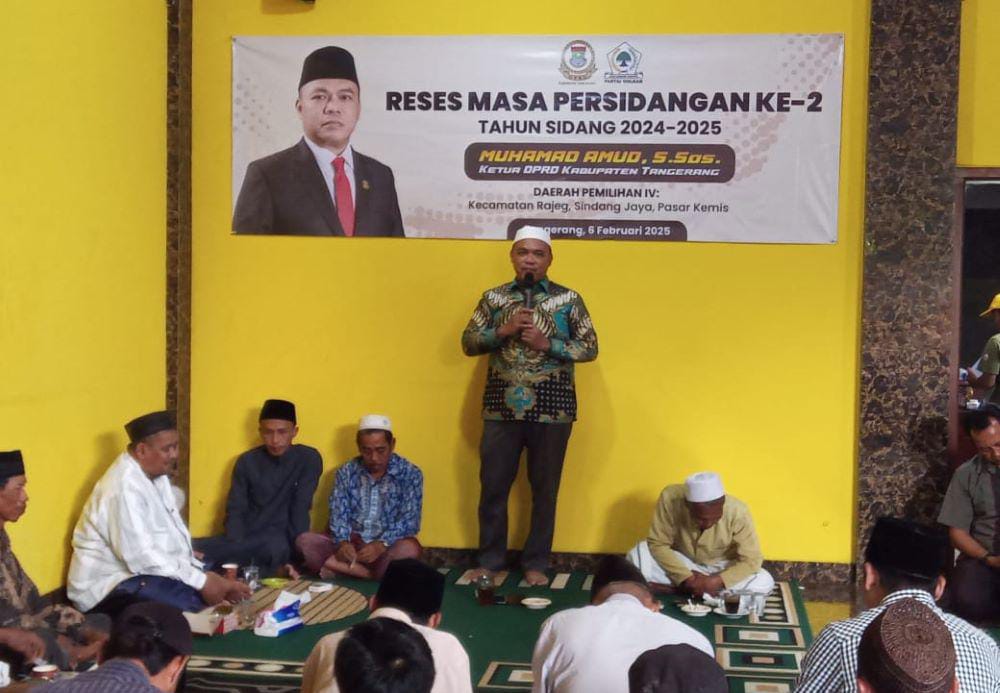 Reses Ketua DPRD Kabupaten Tangerang Muhamad Amud.