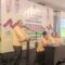 Sekretaris DPD Partai Golkar Kabupaten Tangerang Muhamad Amud bersama pimpinan Golkar lainnya.