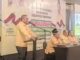 Sekretaris DPD Partai Golkar Kabupaten Tangerang Muhamad Amud bersama pimpinan Golkar lainnya.