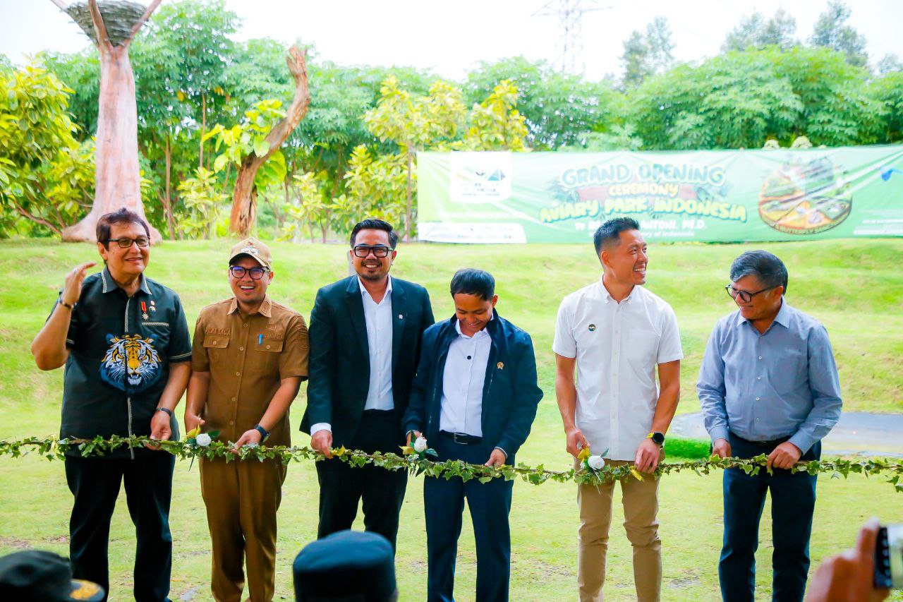 Peresmian Aviary Park di Tangsel.