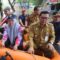 Maryono Hasan bersama jajarannya saat meninjau Lokasi Banjir.