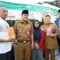 Bupati Maesyal dan Wabup Intan bersama saat acara pembukaan gema Ramadhan di Masjid Agung Al Amjad.