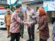 Bupati Tatu saat menyambut Wapres Gibran.