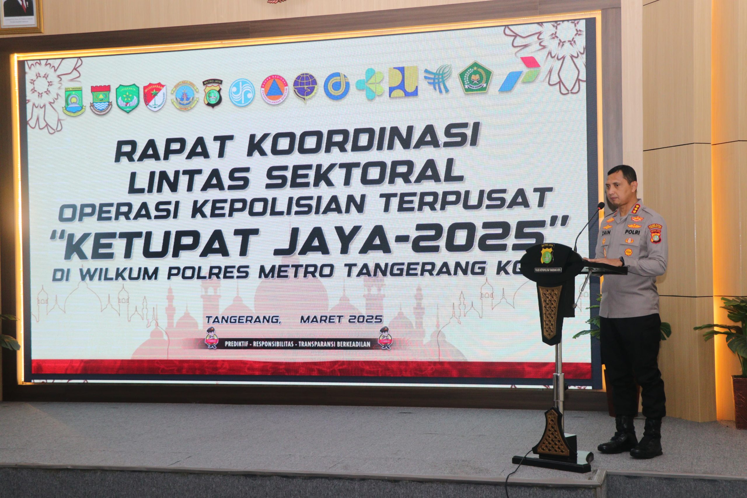 Kapolres Metro Tangerang Kota, Kombes Pol Zain Dwi Nugroho.
