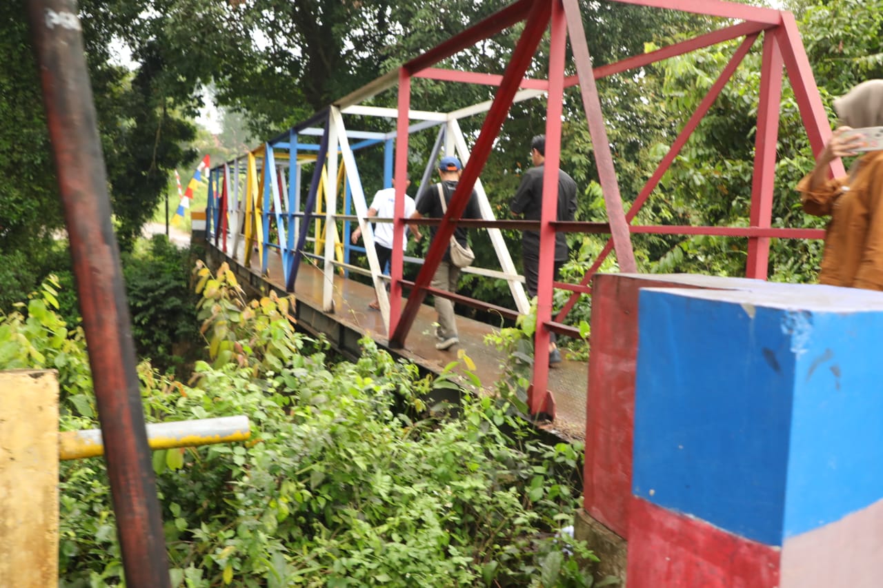Peresmian jembatan Parung Lawang.