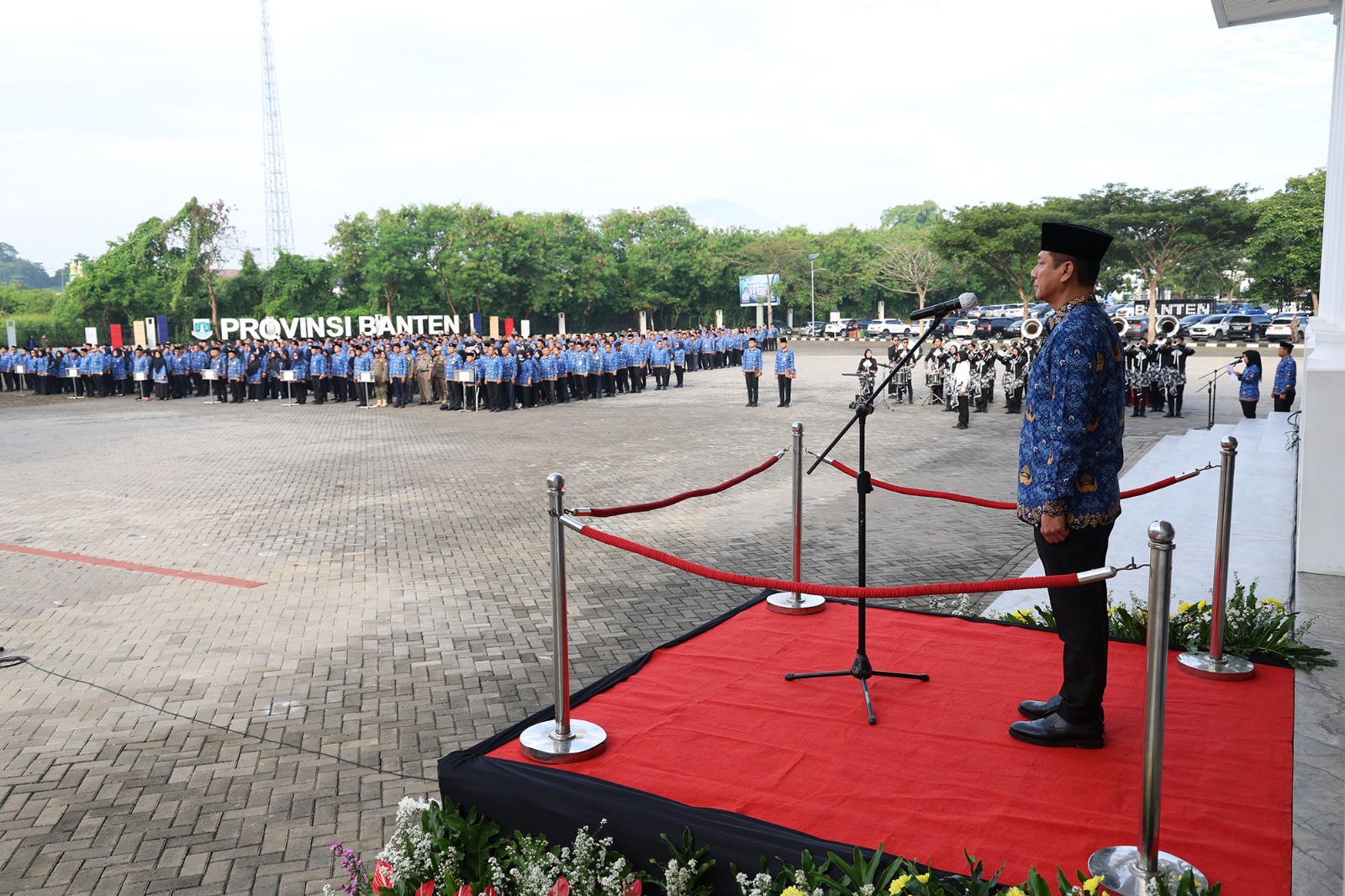 Upacara Peringatan Hari Kebangkitan Nasional di Pemprov Banten.