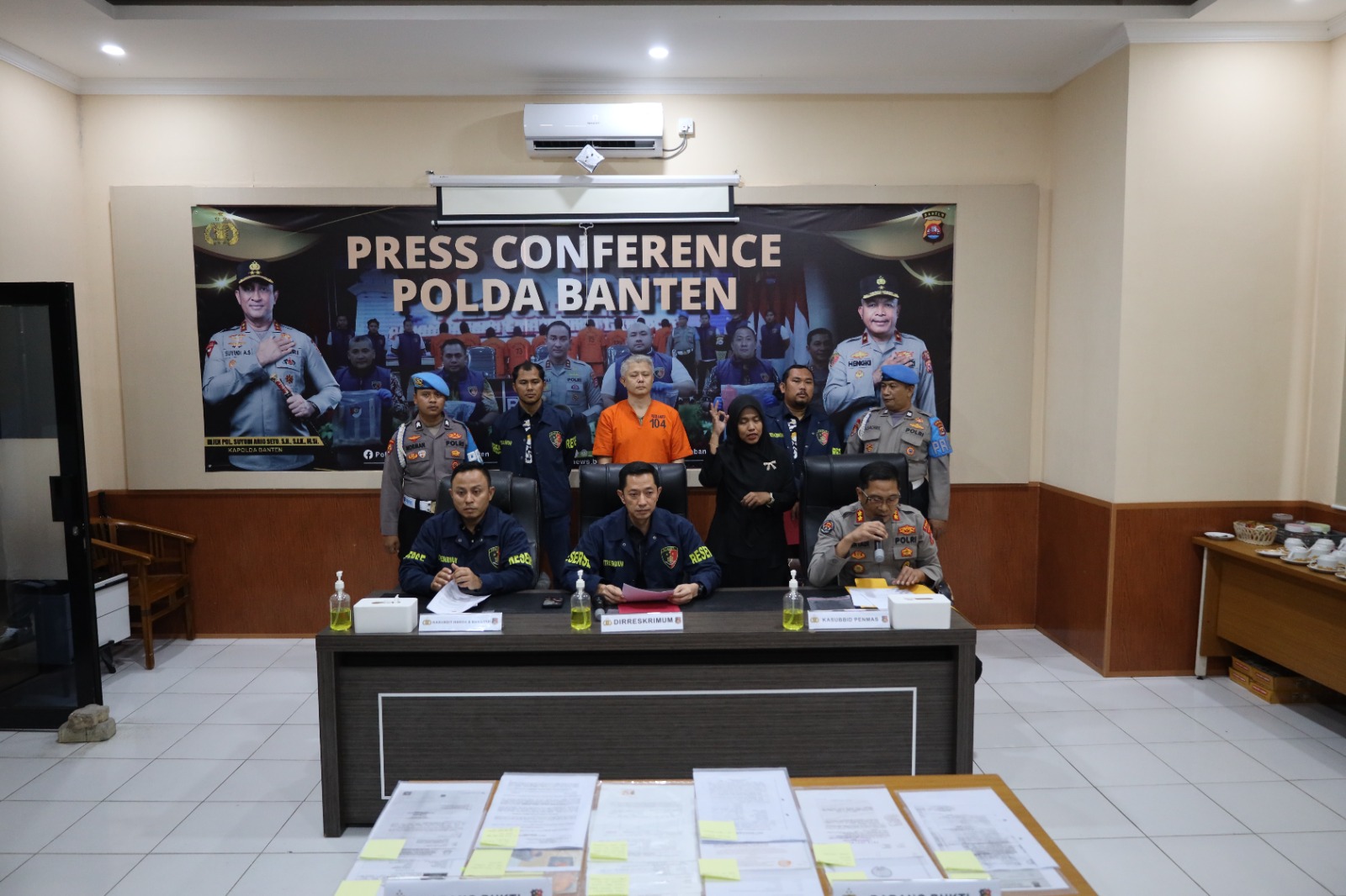 Ditreskrimum Polda Banten Tangkap Charlie Chandra Kasusnya Pemalsuan Dokumen Tanah