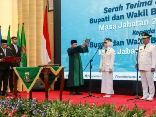 Pelantikan Bupati Serang dan Wakil Bupati Serang.