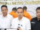 Kasat Narkoba, Kompol Rihold saat press rilis pengungkapan kasus peredaran obat keras.