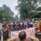 Serikat Mahasiswa Muslimin Indonesia (SEMMI) Kota Tangerang saat aksi menyampaikan aspirasinya di Pemkot Tangerang.
