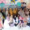 Bupati Dewi saat bersama masyarakat di di UPT Puskesmas Saketi.