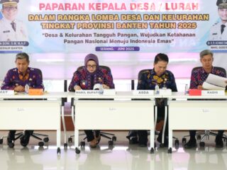 Wabup Intan Didampingi Camat Cucu serta jajarannya.