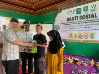 Sekda Soma Atmaja Hadiri Acara Bakti Sosial di PCNU Tigaraksa