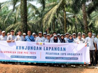 Foto Bersama Dir. SAP, Dinas Pertanian Kab. Lebak, Dinas Pertanian Provinsi Banten dan Peserta Pelatihan ISPO Lebak.