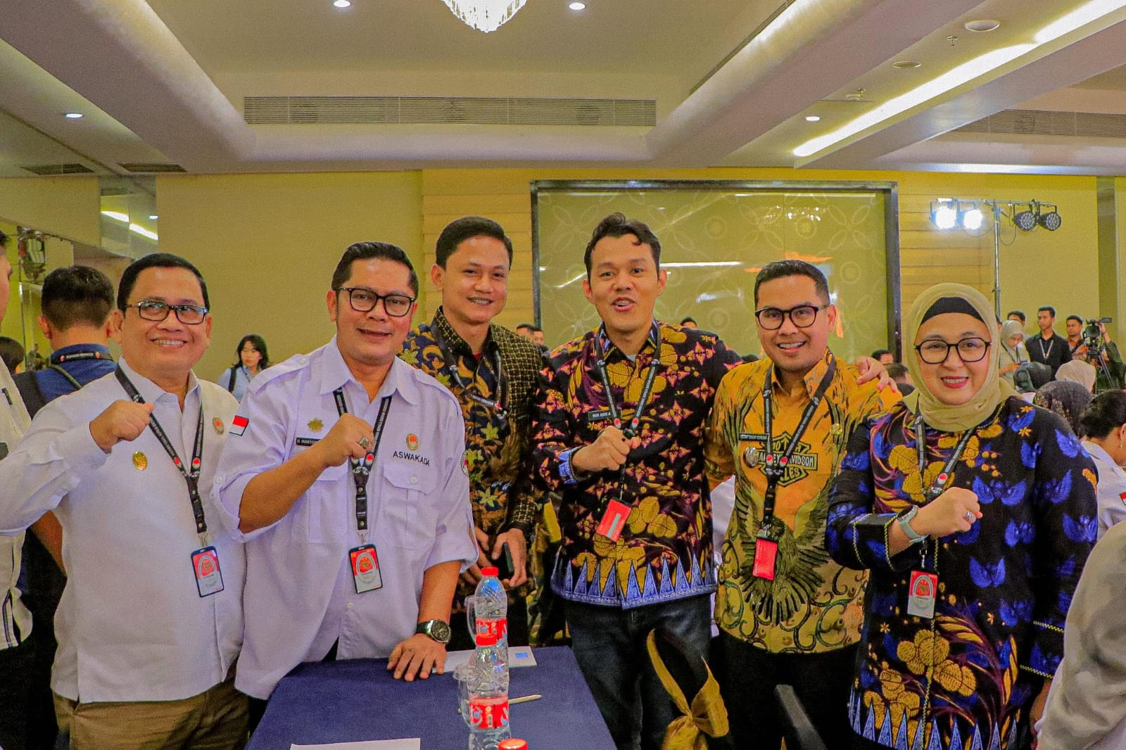 Tampak Maryono, Intan, Pilar bersama Wakil Kepala Daerah Lainnya di Acara Munas ASWAKADA.