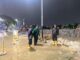 Pejabat PUPR Kota Tangerang saat meninjau banjir.