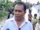 Dewan H. Muhamad Sobri saat ke lokasi banjir.