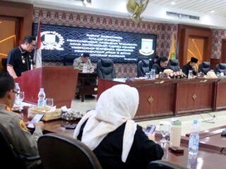 Paripurna DPRD Kota Tangerang.