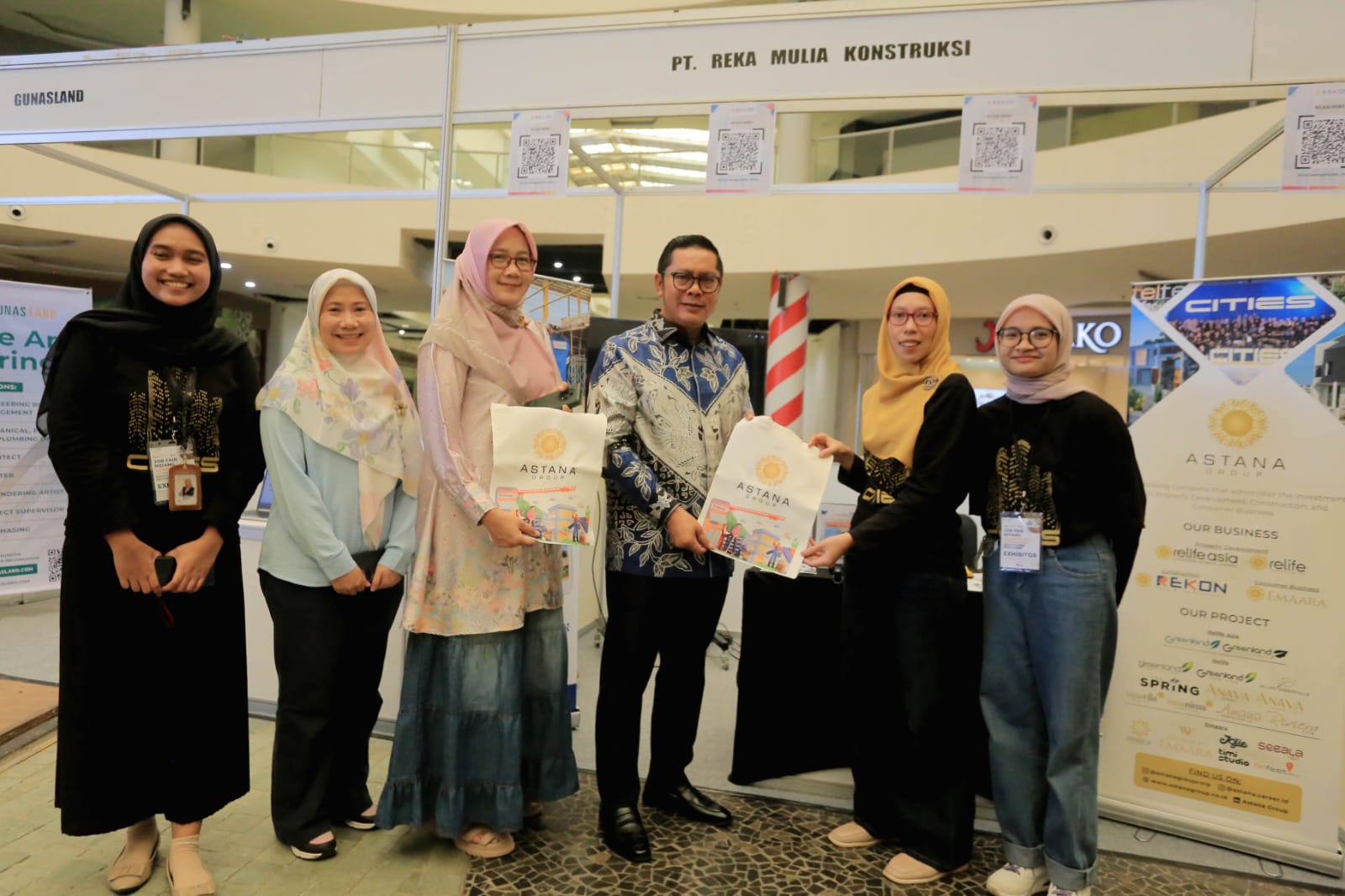 Maryono Wakil Wali Kota Tangerang saat di Job Fair Kontruksi.