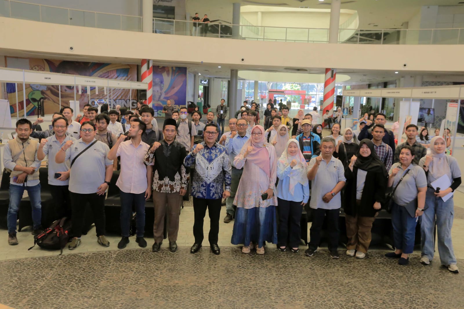 Maryono Wakil Wali Kota Tangerang saat di Job Fair Kontruksi.
