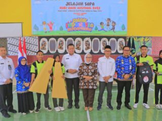 Maryono Hasan Bersama Menteri Arifah Fauzi saat bersama anak-anak di LPKA.