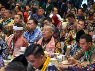 Benyamin saat menghadiri acara Rakor di KPK.